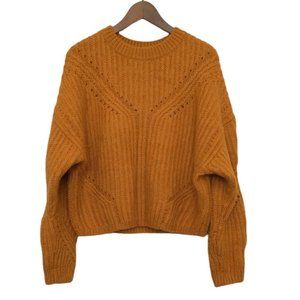 Rust Orange Wool Alpaca Sweater